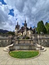 Peles Castle - different details - Romania Royalty Free Stock Photo