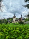 Peles Castle - different details - Romania - statue Royalty Free Stock Photo