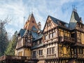 Pelisor Castle and museum part of the Peles castle complex in Sinaia, Romania