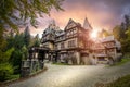 Pelisor castle in Sinaia, Romania