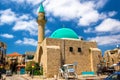 Sinan Basha Mosque in the old town of Acre Royalty Free Stock Photo