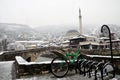 Sinan Pasha mosque and a stone bridge, Prizren Kosovo