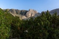 Sinanitsa peak and forest arond the lake, Pirin Mountain