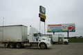 Interstate Gas Station and Billboard