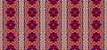Sindhi Colourful Red Ajrak Pattern, Vector Illustration. Sindhi Red Ajrak Pattern, Vector Illustration Royalty Free Stock Photo