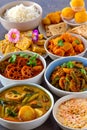 Sindhi traditional wedding platter vegetarian main course