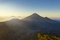 Sindoro mountain from Sikunir hill at morning