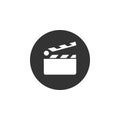 sinema icon illustration Royalty Free Stock Photo