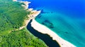 Sinemorets, Bulgaria - Veleka Beach at Black Sea Royalty Free Stock Photo