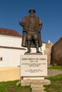 The statue of Vasco da Gama in his home town of Sines Royalty Free Stock Photo