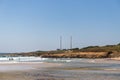 Sines, Portugal - panoramic view of the Morgavel beach near Sao Torpes