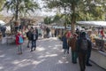 Sineu Majorca. Wednesday typical local market with crowd