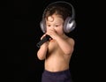 Sing baby. Royalty Free Stock Photo