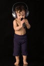 Sing baby. Royalty Free Stock Photo