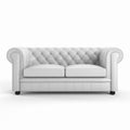 Singal sofa on a white background Royalty Free Stock Photo