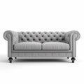 Singal sofa on a white background Royalty Free Stock Photo