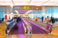 Singapore airport travelator