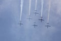 Singapore Airshow 2024 - Indonesian Air Force Jupiter Aerobatic Team Royalty Free Stock Photo