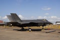 Singapore Airshow 2024 - USAF Lockheed Martin F-35 Lightning II Royalty Free Stock Photo