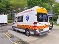 Emergency service Singapore Ambulance Van