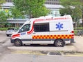 Emergency service Singapore Ambulance Van