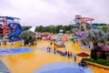 Singapore Apr2021 View of the Wild Wild Wet, a water theme park in Downtown East, which is an entertainment hub in Pasir Ris. This