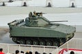 Singapore Armed Forces (SAF) displaying its Bionix Infantry Fighting Vehicle during National Day Parade (NDP) Rehearsal 2013