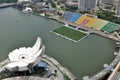 Singapore Art Science Museum & Floating Stadium Royalty Free Stock Photo