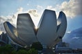 Singapore, ArtScience Museum located close to Marina Bay Sands.