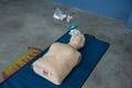 Singapore - AUGUST 19, 2016: First aid cardio pulmonary resuscitation dummy