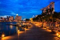 SINGAPORE-AUGUST 7 : Marina Bay Sands Resort Hotel on August 7,
