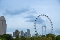 Singapore, Singapore 30 August 2022, The 165 meter high Ferris wheel \