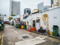 Singapore Back Alley View Located in Muscat Street