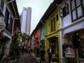 Singapore - A Candid View of Arab Street Royalty Free Stock Photo