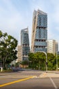 South Beach Tower complex near the downtown core of Singapore. Royalty Free Stock Photo