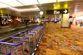 Singapore: Changi airport after check in retail area. Royalty Free Stock Photo