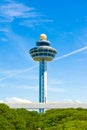 Singapore Changi Airport Control Tower Royalty Free Stock Photo