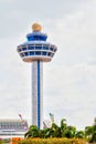 Singapore Changi Airport Traffic Controller Tower Royalty Free Stock Photo