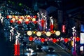 Singapore Chinese New Year Festive Street Lights Royalty Free Stock Photo