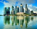 Singapore City Centre Royalty Free Stock Photo