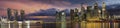 Singapore City Skyline at Sunset Panorama Royalty Free Stock Photo