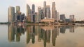 Singapore cityscape central business district area Royalty Free Stock Photo