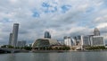 Singapore cityscape central business district and financial building of Singapore city. Royalty Free Stock Photo