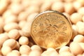 Singapore coin Royalty Free Stock Photo