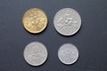 Singapore coins Royalty Free Stock Photo