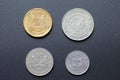 Singapore coins Royalty Free Stock Photo