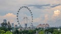 SINGAPORE, DECEMBER 23 2017 : Singapore cityscape central business district and financial building of Singapore city. Royalty Free Stock Photo