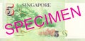 5 singapore dollar bank note reverse