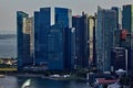 Singapore downtown city high-rise buildings