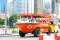 Singapore : Duck Tour Amphibious Ride Royalty Free Stock Photo